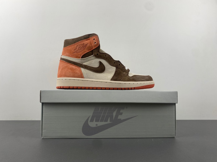 air jordan 1 retro high og wmns "dusted clay" fq2941-200